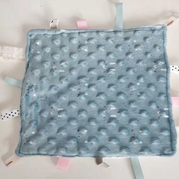 les doudous lange avec étiquettes