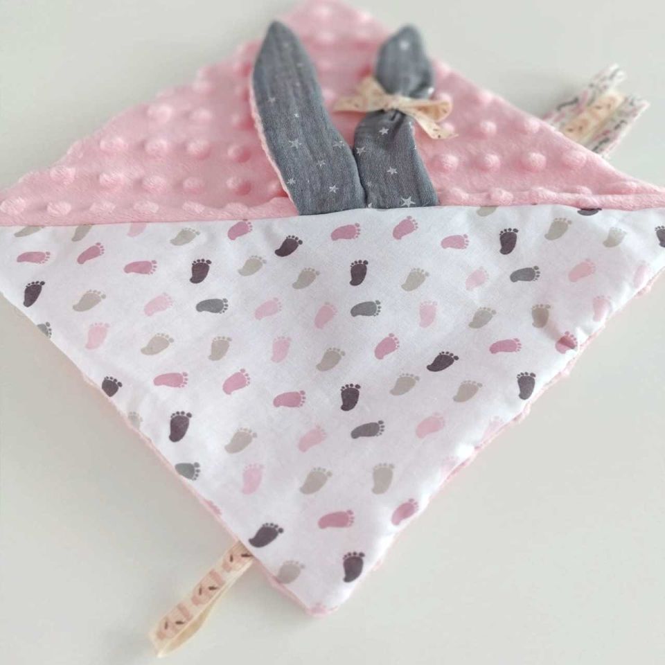 doudou plat lange avec oreilles