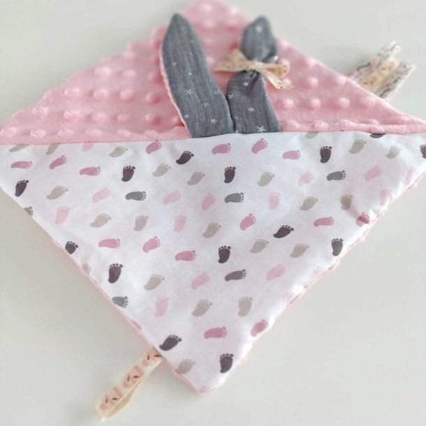 doudou plat lange avec oreilles