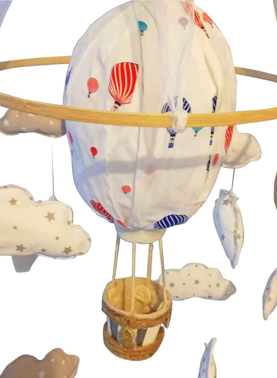 mobile montgolfière pour bébé