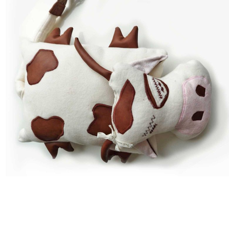 doudou vache tout doux et réconfortant