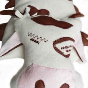 Le doudou vache que les petits adorent